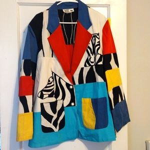 Fun one of a kind blazer